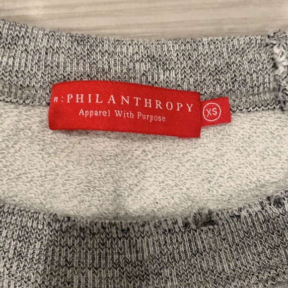 n: Philanthropy women’s  sweatershirt. - Picture 2 of 3